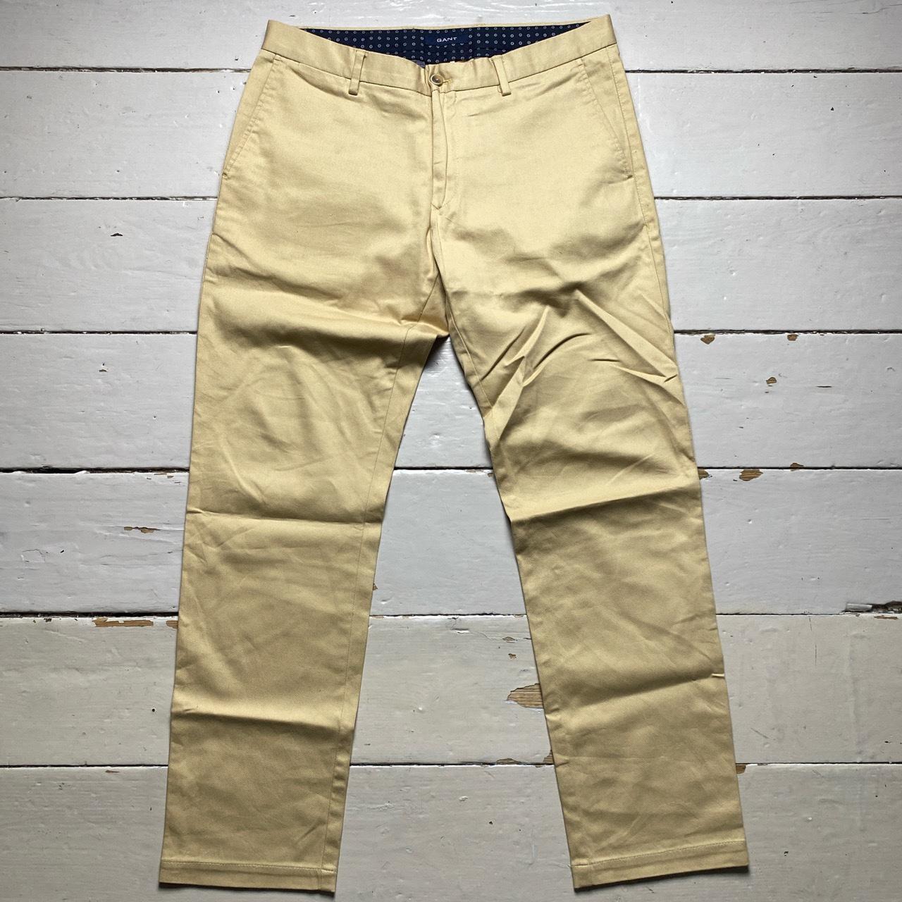 Gant Mustard Yellow Smart Trousers