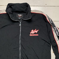 Fubu Sports Vintage Jacket Black White Red