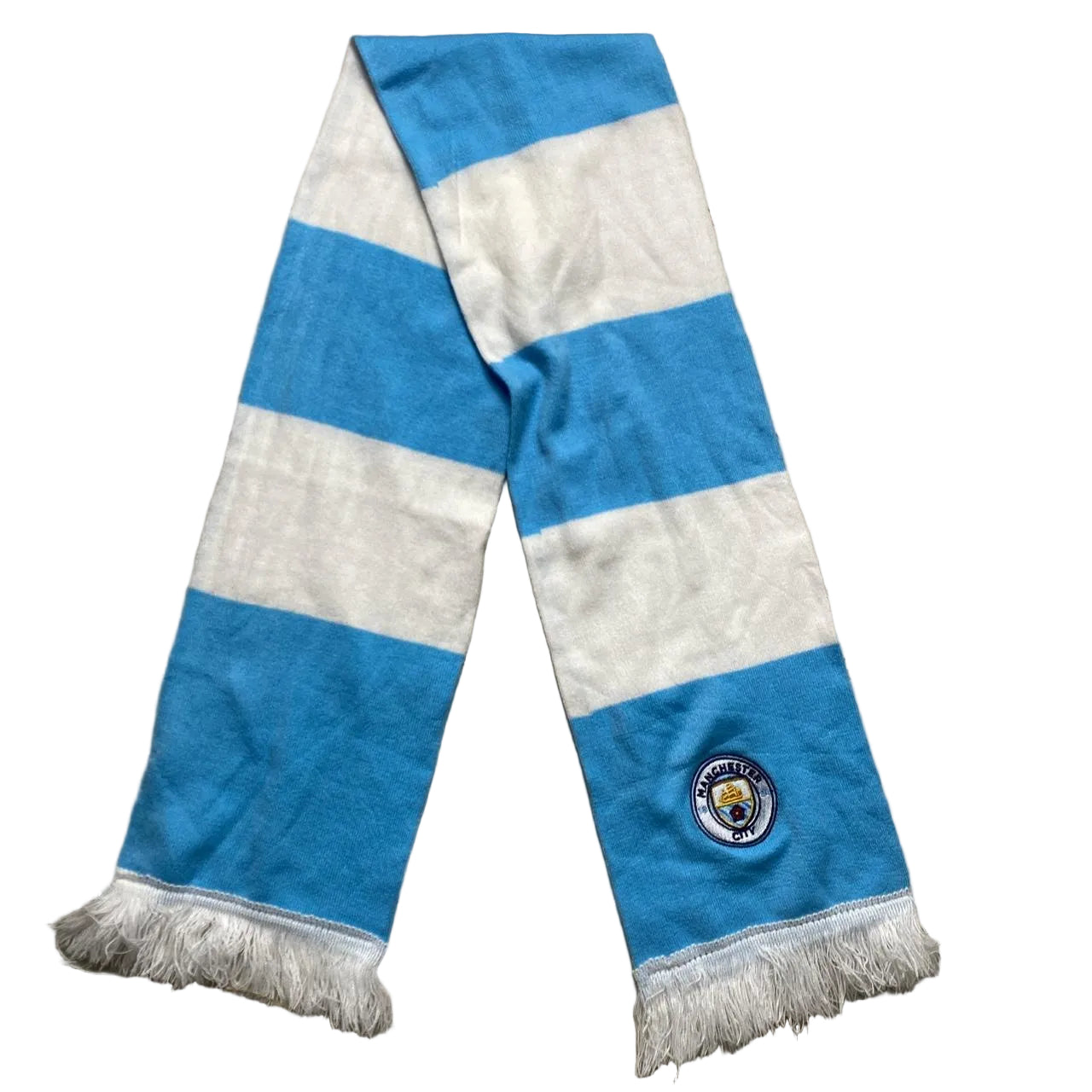 Manchester City Light Blue and White Scarf