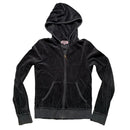 Juicy Couture Grey and Gold Velour Tracksuit (M/S)
