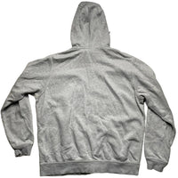 Nike Swoosh Grey and White Hoodie (XL)