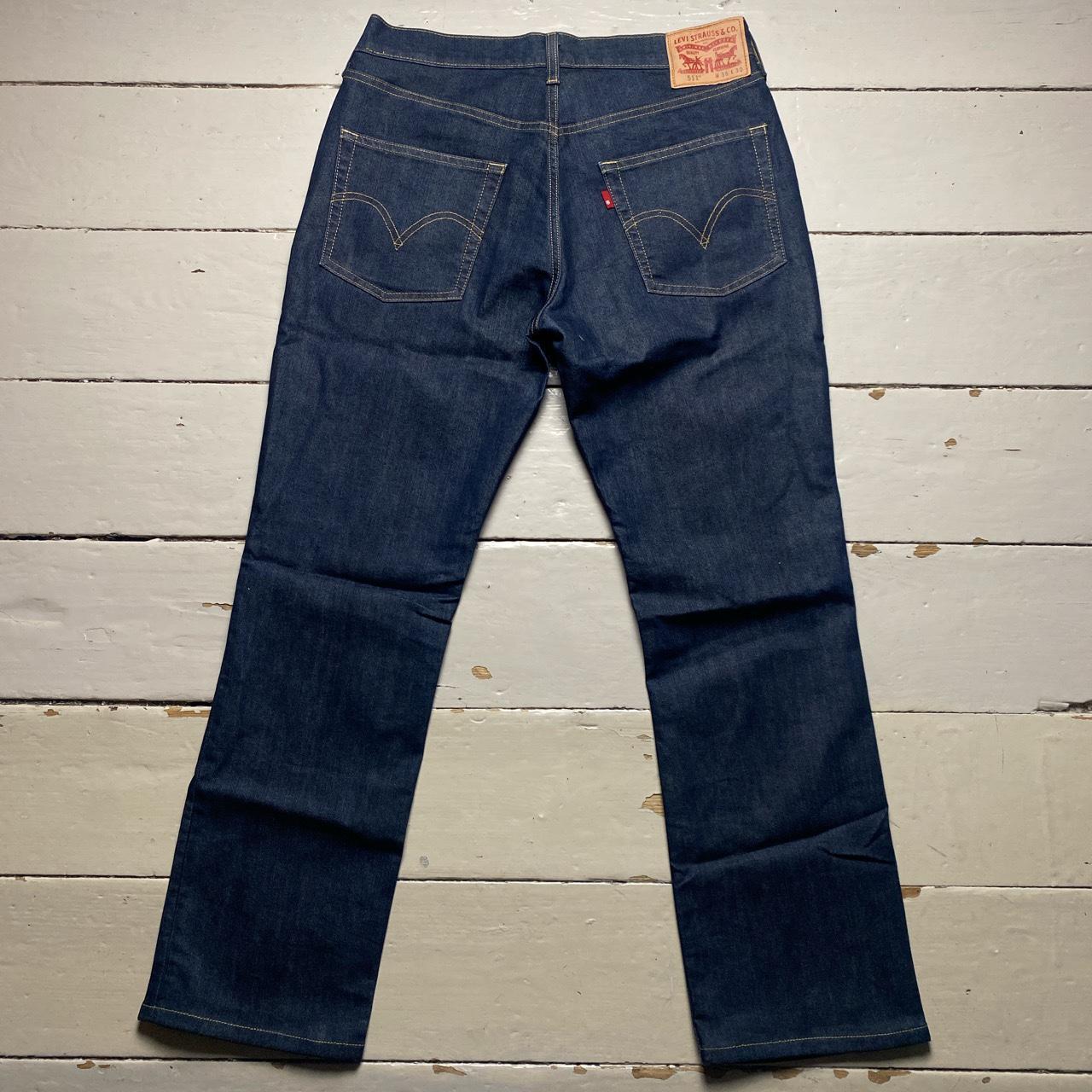 Levis 511 Navy Slim Jeans