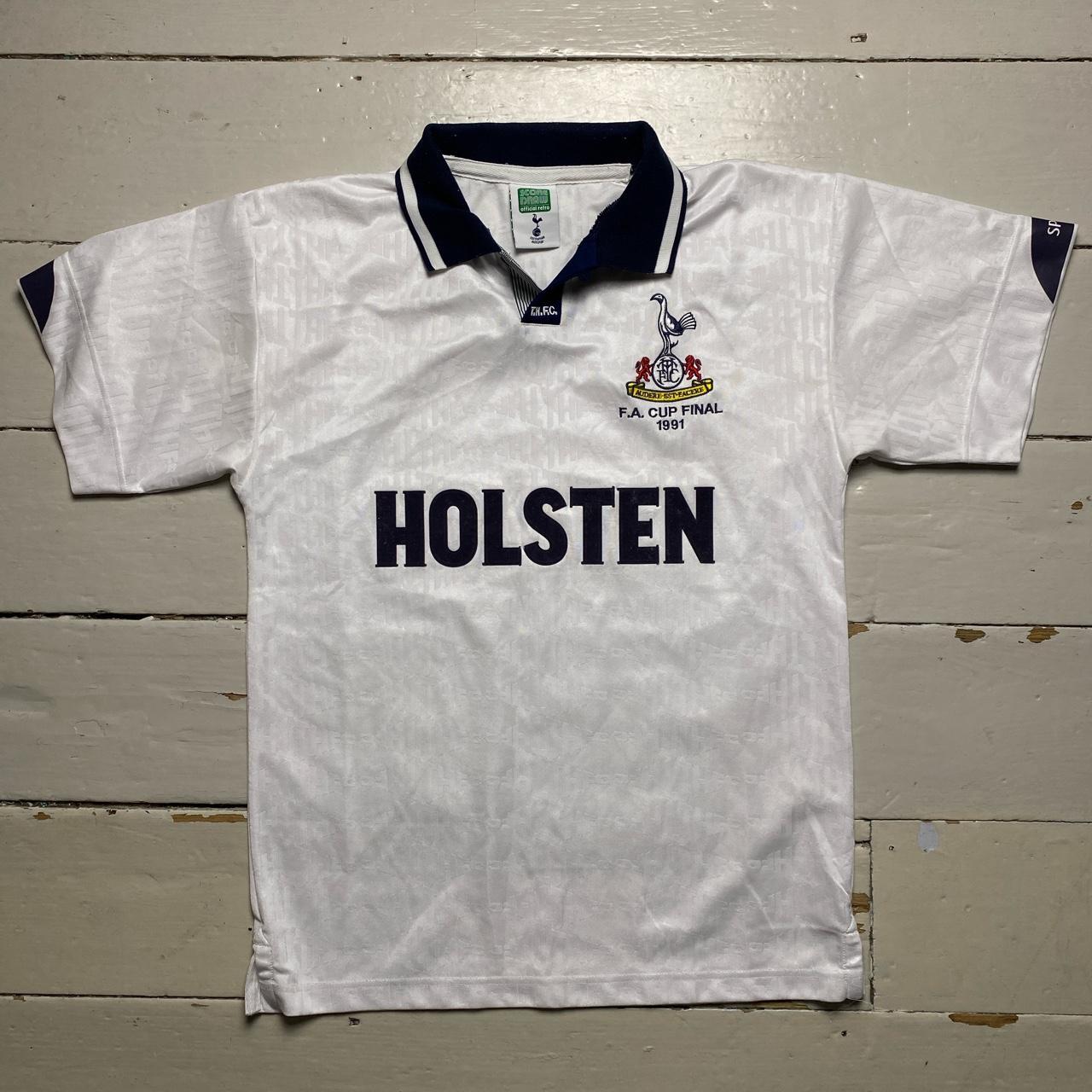 Tottenham Holsten FA CUP Final 1991 Score Draw Retro Jersey