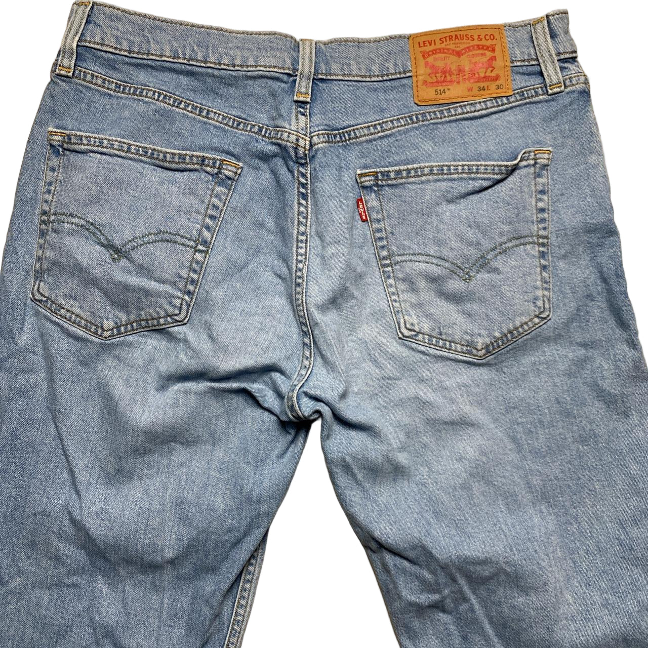 Levis 514 Light Blue Baggy Jeans (34W)