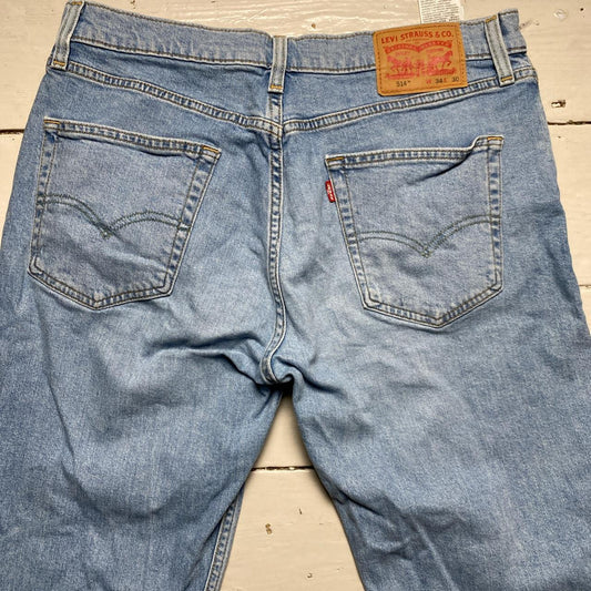 Levis 514 Light Blue Baggy Jeans