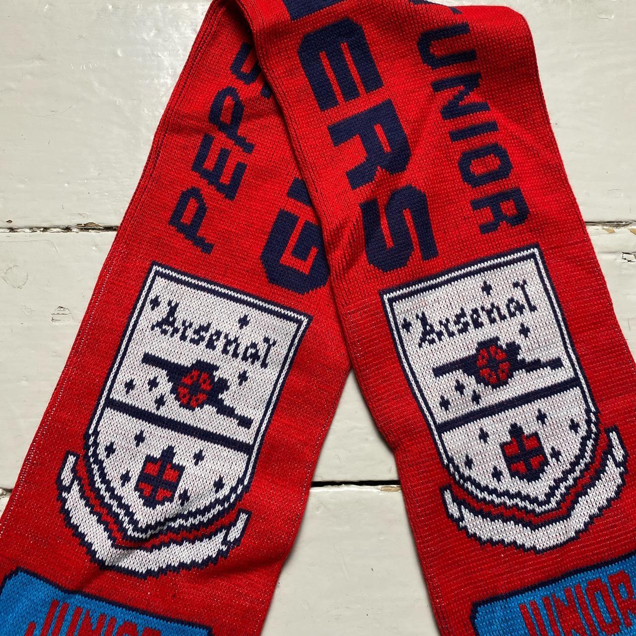 Arsenal Junior Gunners Red White and Blue Scarf