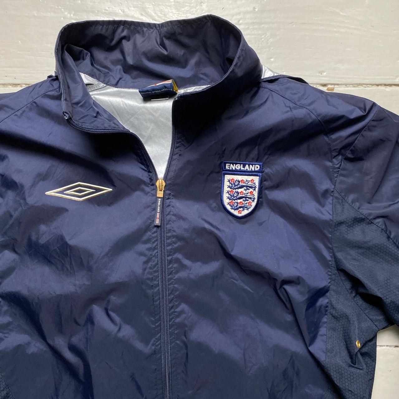 England Umbro Vintage Shell Windbreaker Rain Jacket