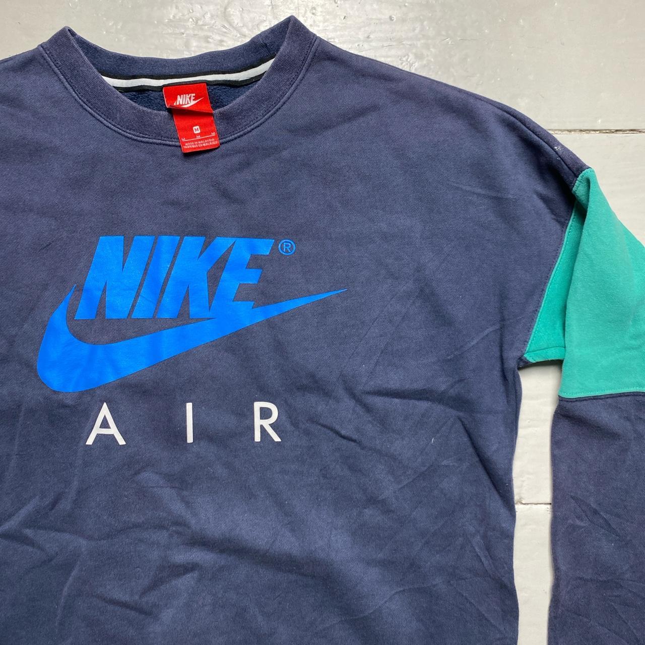Nike Air Blue and Green Jumper