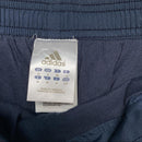 Adidas Navy Vintage Baggy Shell Track Pant Bottoms White Stripe (S)