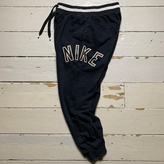Nike Spellout Black and White Joggers