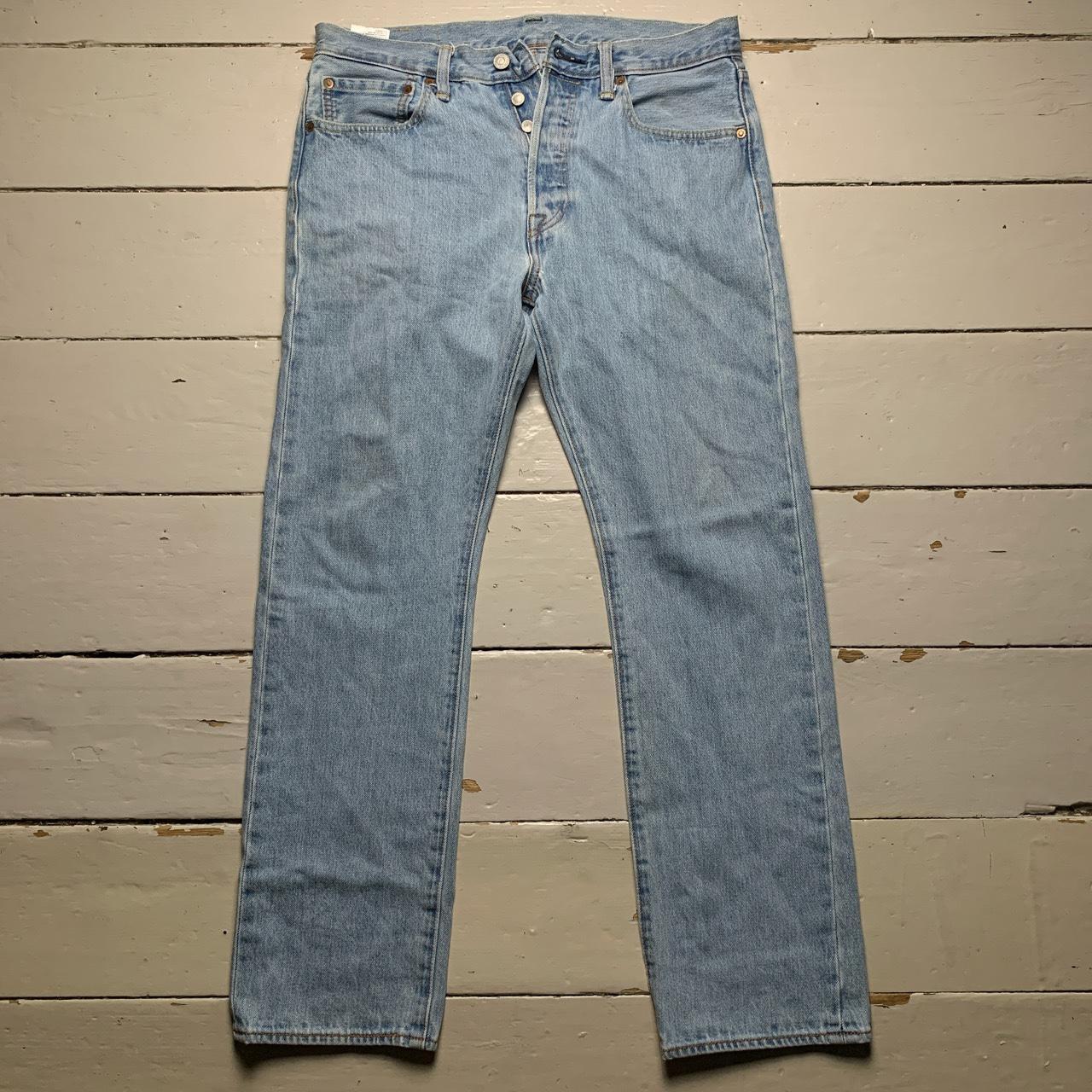 Levis 501 Light Blue Baggy Jeans