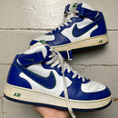 Nike Air Force 1 Mid Royal White Blue and Green Vintage 2004