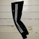 Adidas Velour Black and White Leggings Bottoms