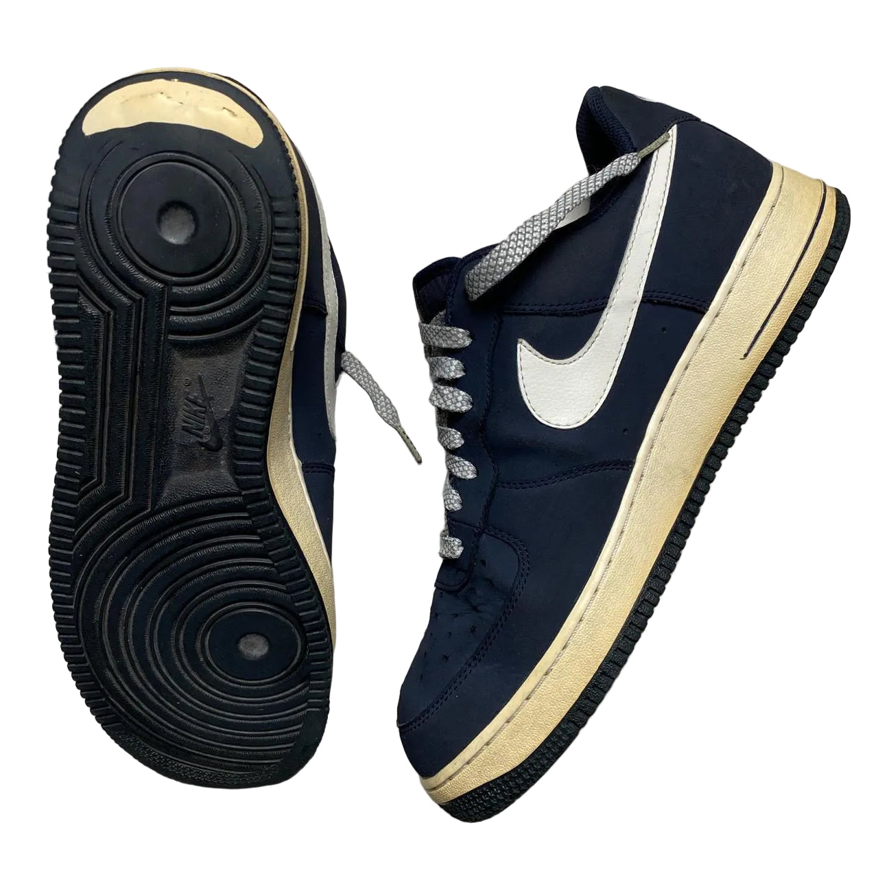 Nike Air Force 1 Navy and White (UK 10.5)