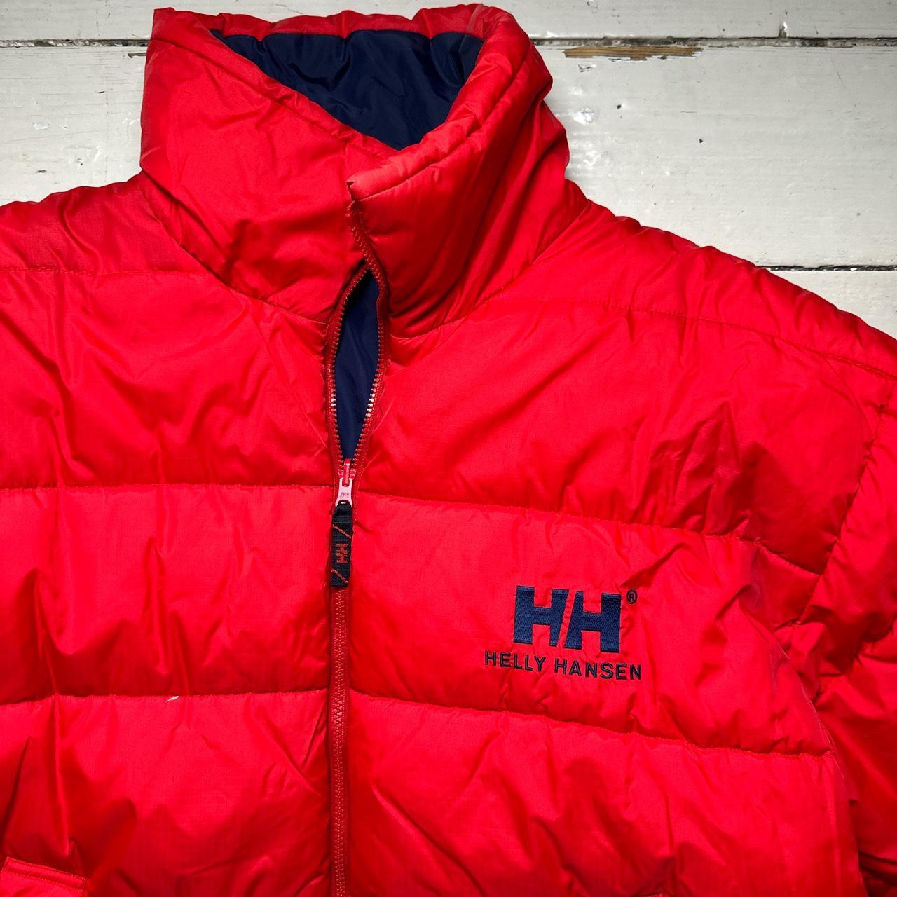 Helly Hansen Reversible Navy and Red Puffer Jacket