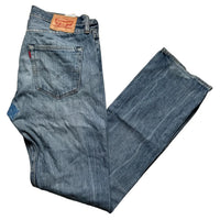 Levis 501 Light Blue Baggy Jeans (32W)