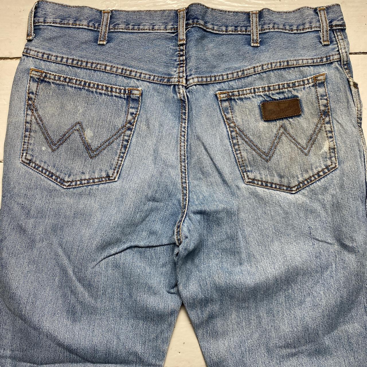 Wrangler Distressed Light Blue Jeans