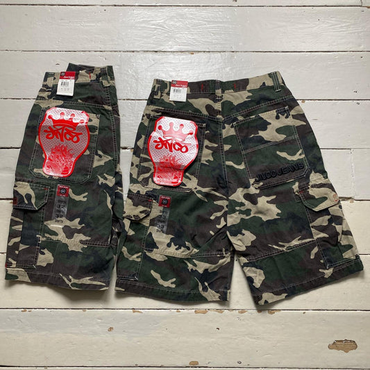 JNCO Jeans Camouflage Cargo Shorts
