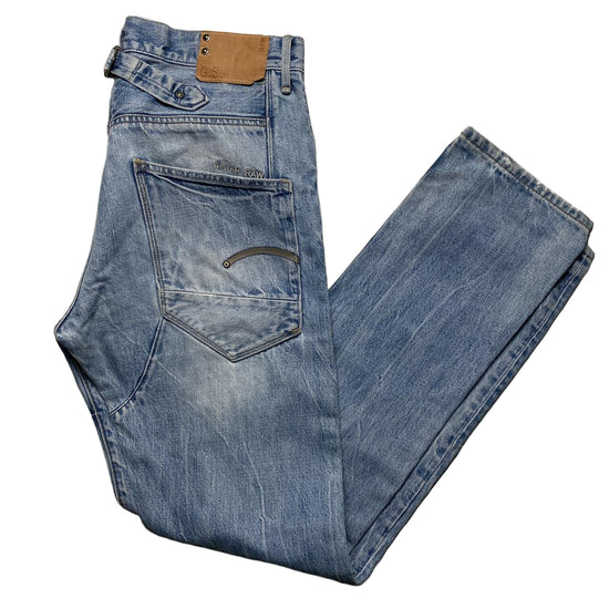 G Star Light Blue Straight Jeans (31W)