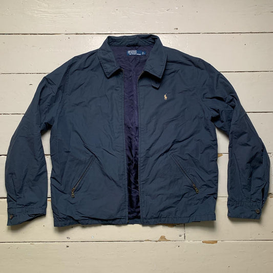 Polo Ralph Lauren Navy Bomber Harrington Jacket