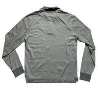 CP Company Grey Long Sleeve Polo Shirt (M)