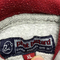 Phat Bastard 69 Vintage Grey and Red Hoodie (XL)