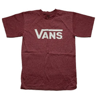 Vans Burgundy and Grey T Shirt (S)