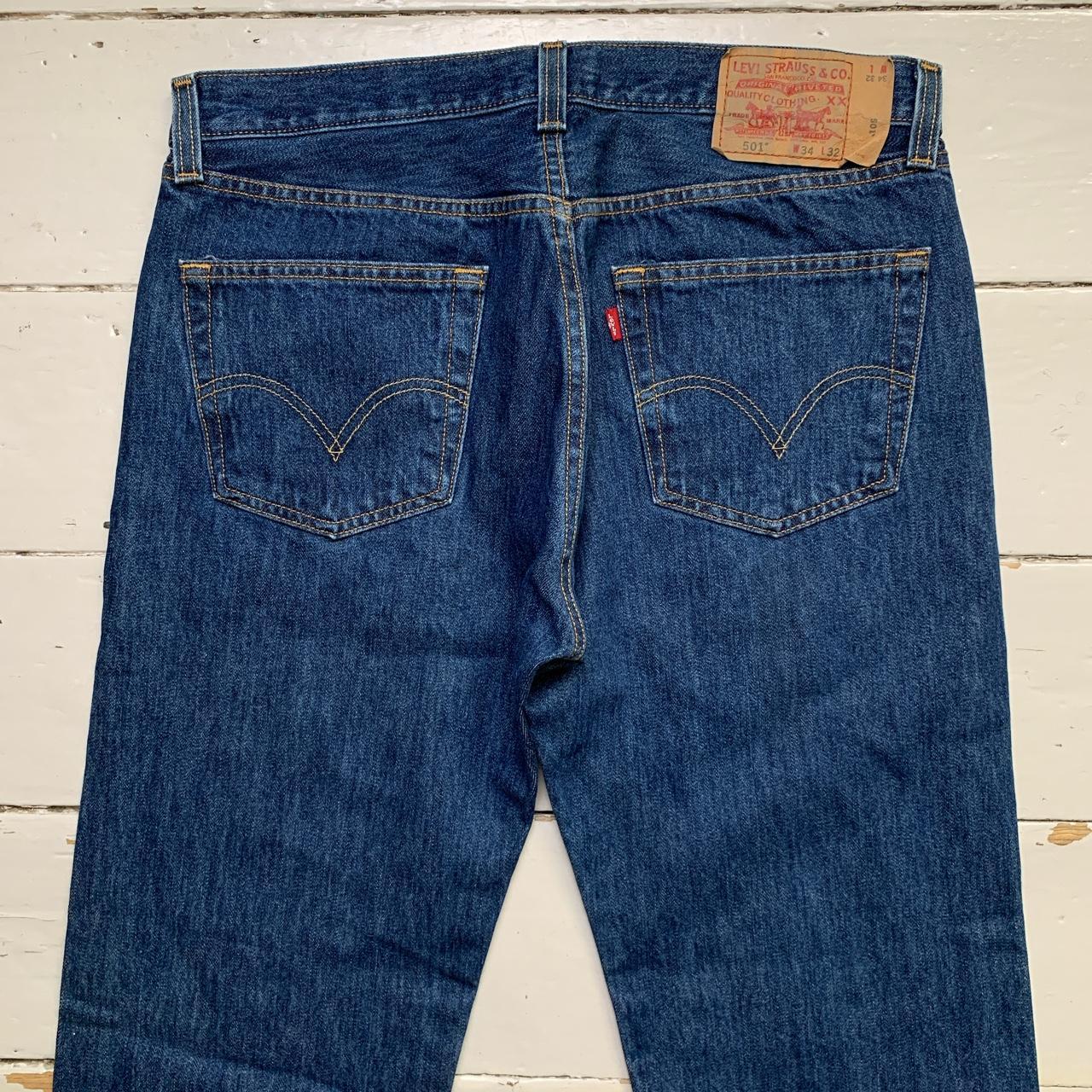 Levis 501 Vintage Dark Navy Jeans