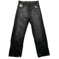 Ecko Unlimited Vintage Snake and Skull Embroidery Jeans