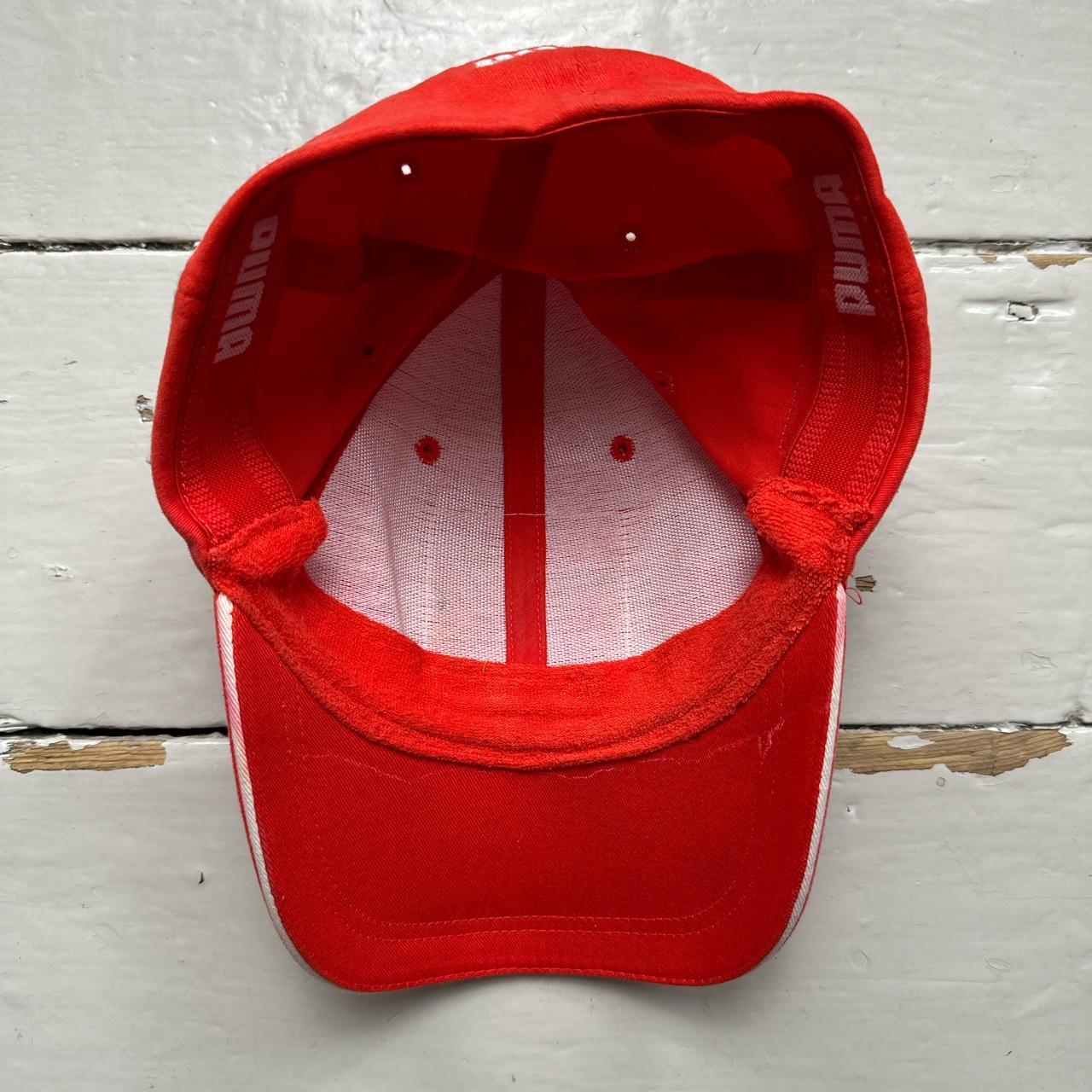 Ferrari Puma Red and White Cap