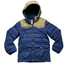 Levis Navy and Cream Corduroy Puffer Jacket (S)