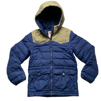 Levis Navy and Cream Corduroy Puffer Jacket (S)