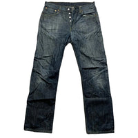 Levis Stonewashed Blue Grey Jeans (32W)