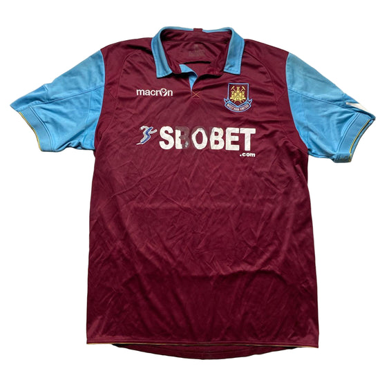 West Ham SBOBET Macron 2009 Football Jersey (2XL)