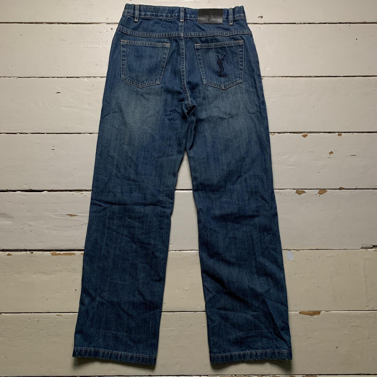 YSL Yves Saint Laurent Vintage Navy Jeans