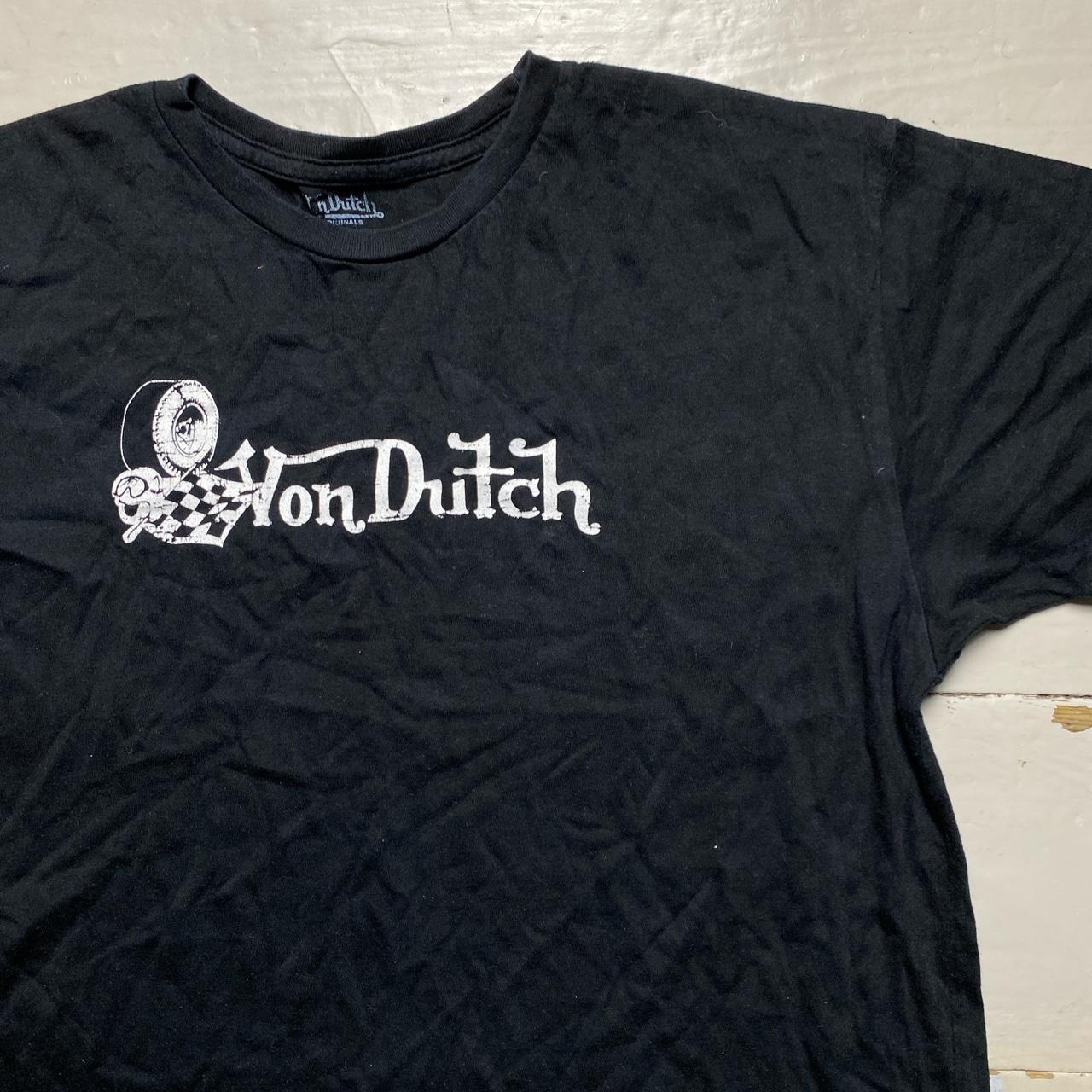 Von Dutch Black and White Womens T Shirt