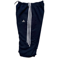Adidas Navy and White Baggy Shell Track Pant 3/4 Shorts (XL)