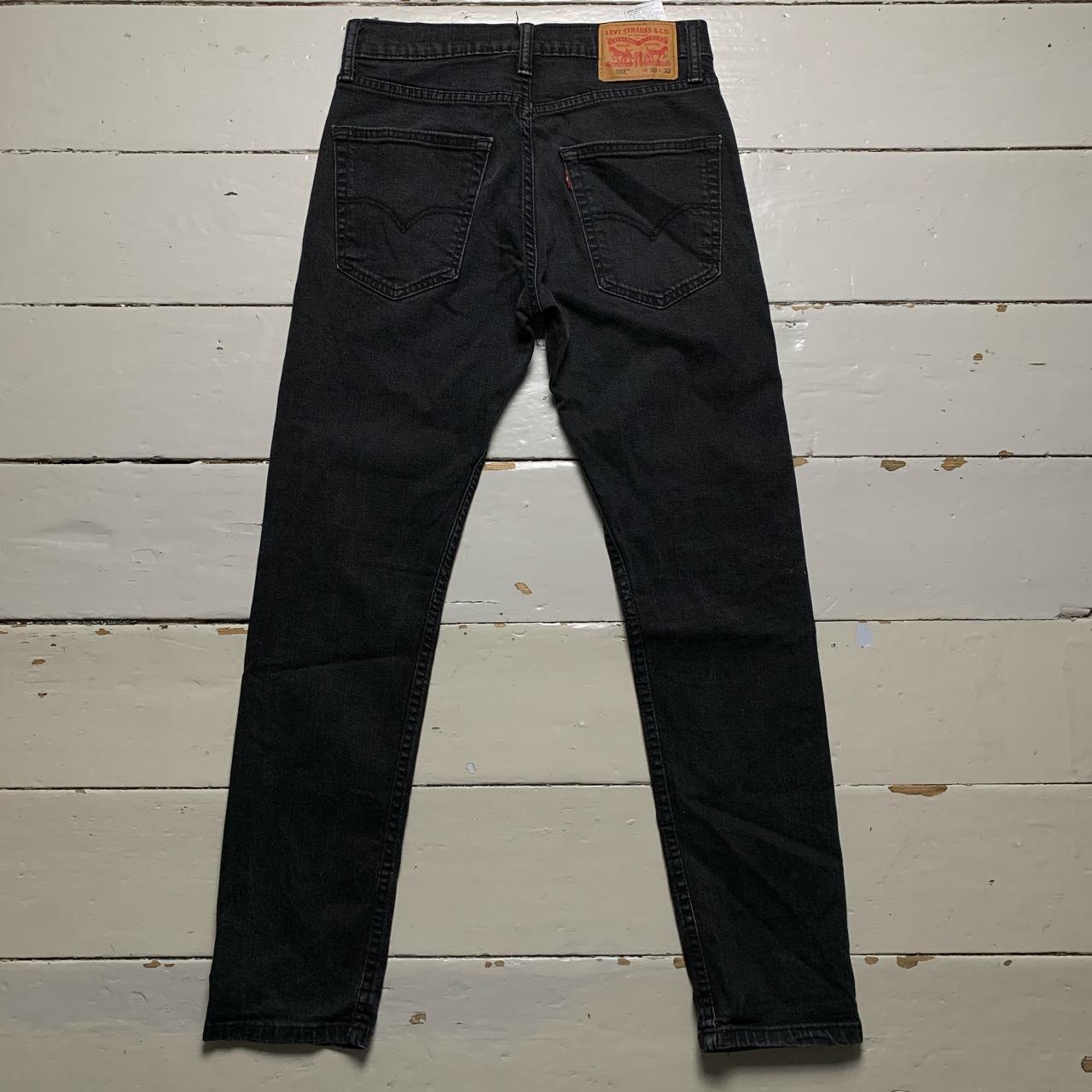 Levis 502 Black Jeans