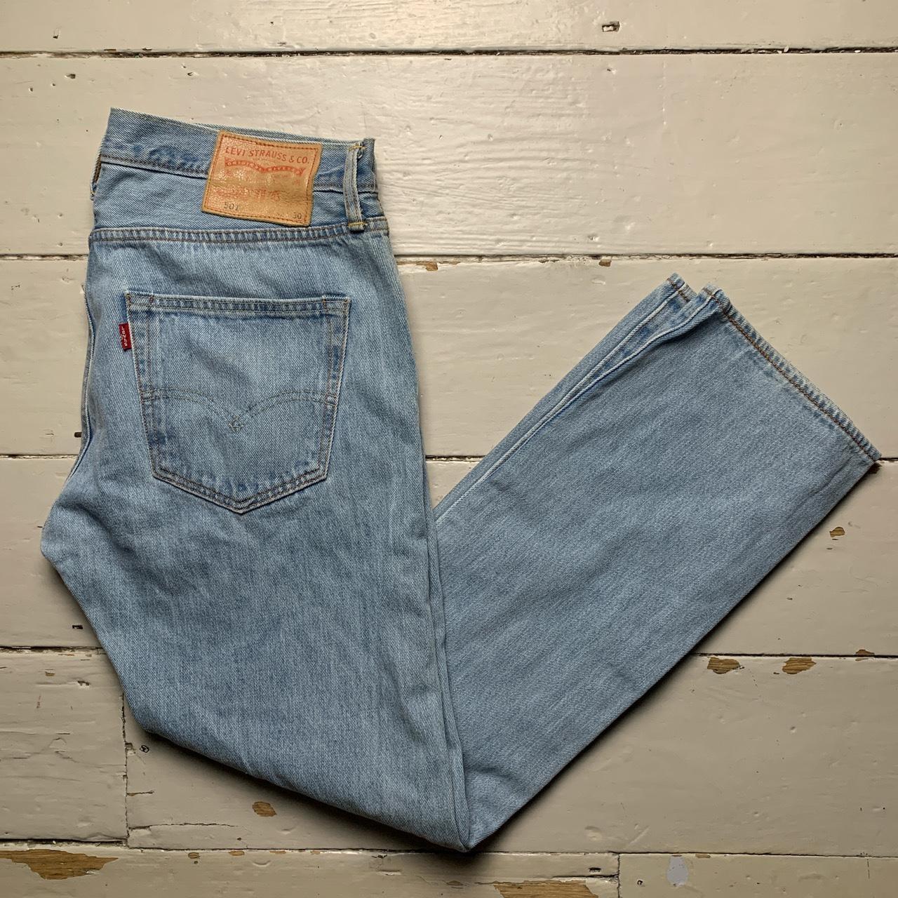 Levis 501 Light Blue Baggy Jeans