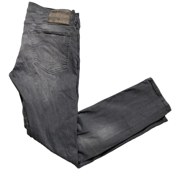 True Religion Rocco Grey Stitch Jeans (34W)