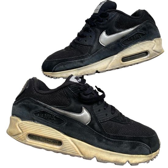 Nike Air Max 90 Black and Silver (UK 8)