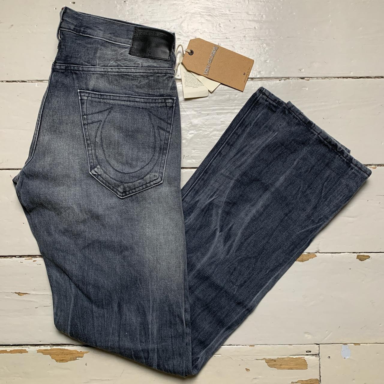 True Religion Grey Stitch Jeans