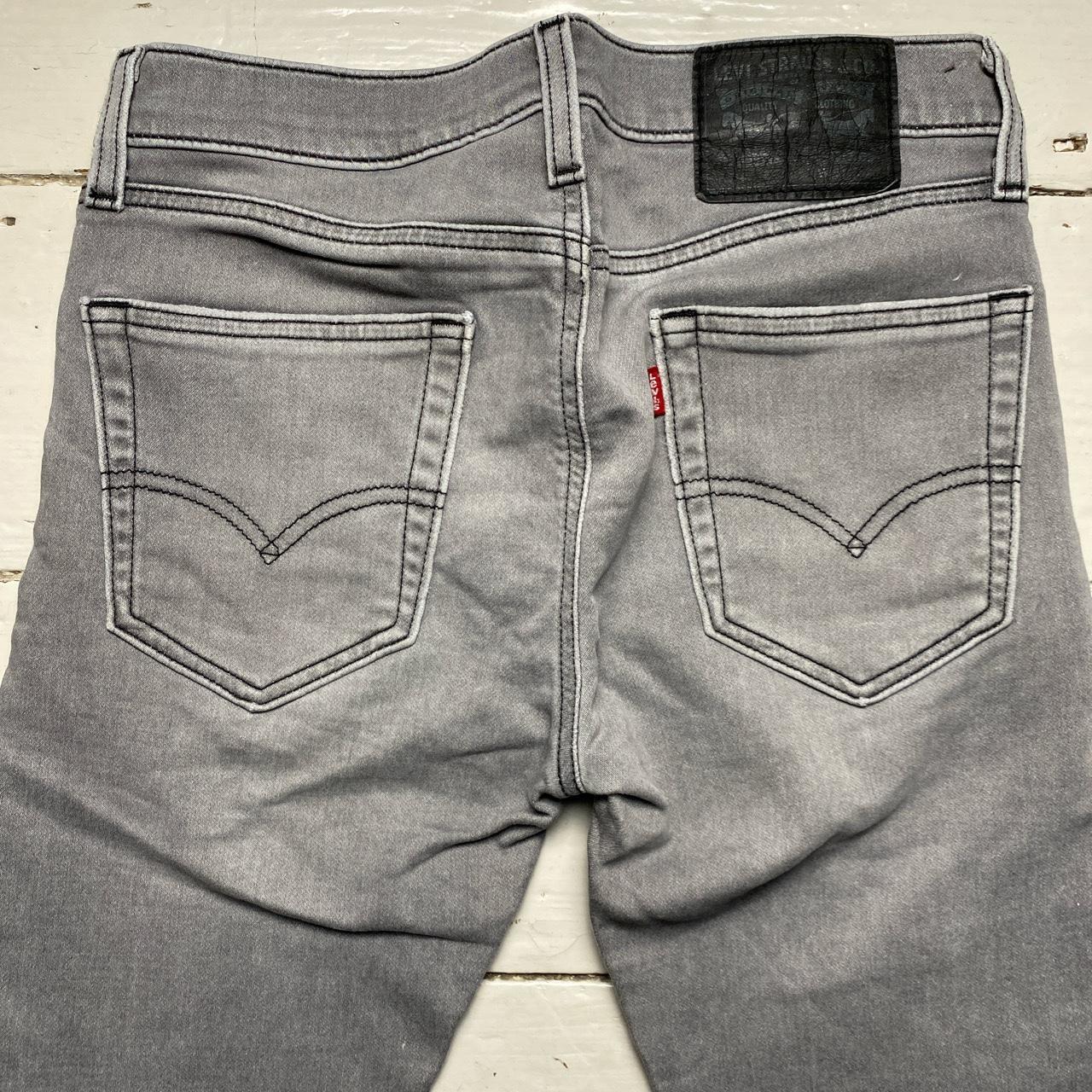 Levis 519 Skinny Slim Grey Jeans