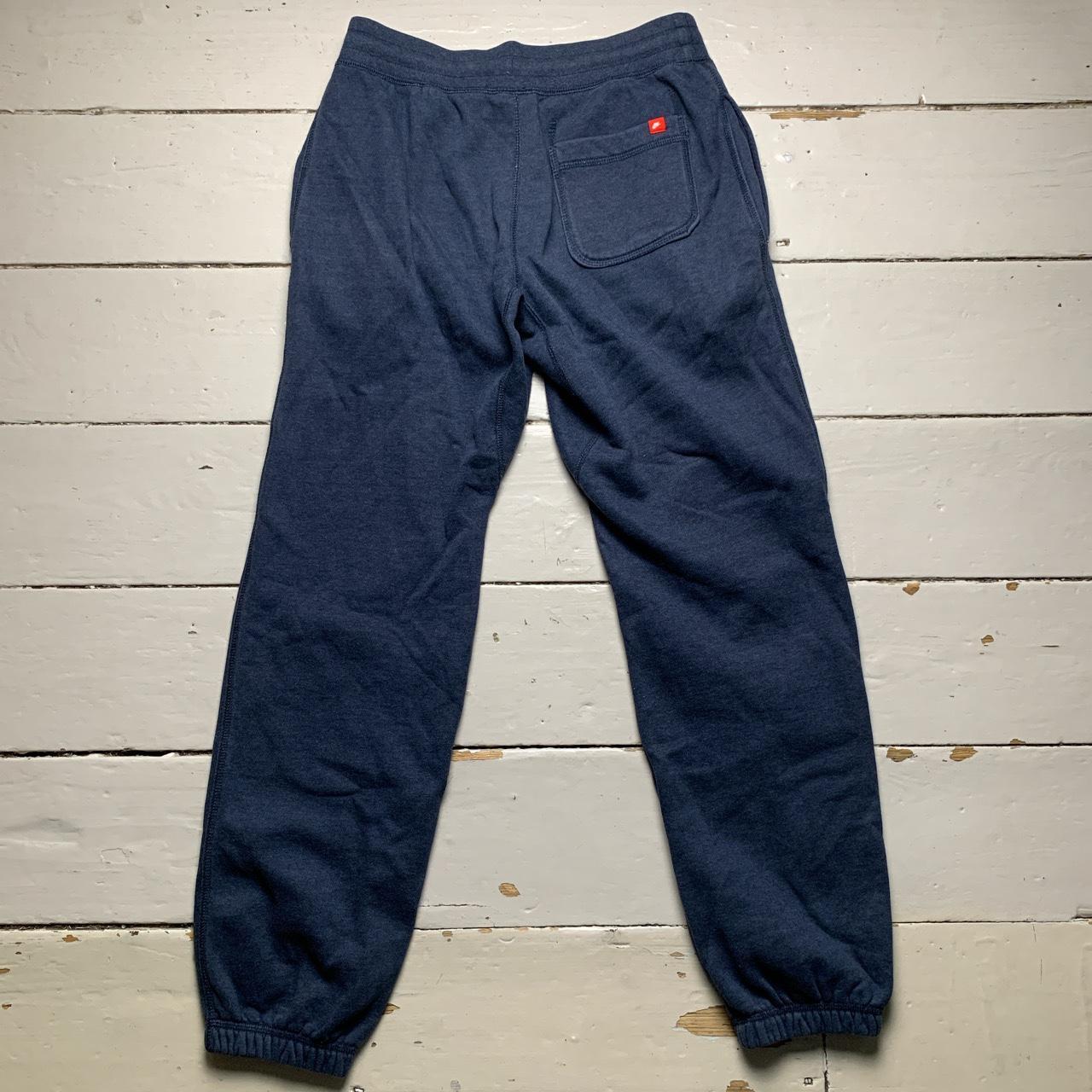 Nike Swoosh Navy and White Joggers