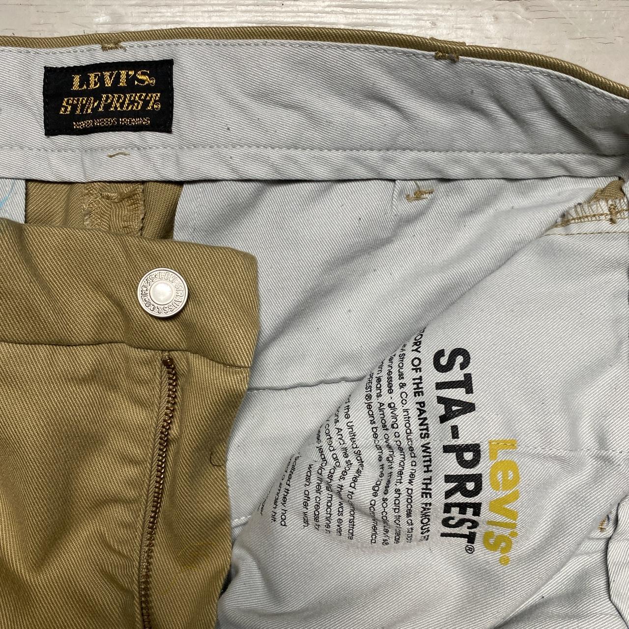 Levis Sta Prest Khaki Trousers