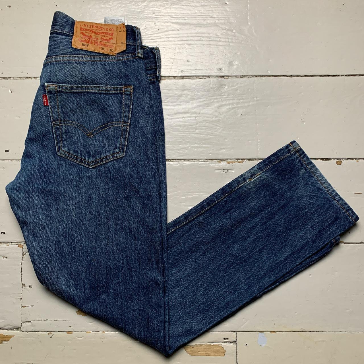 Levis 501 Blue Navy Jeans