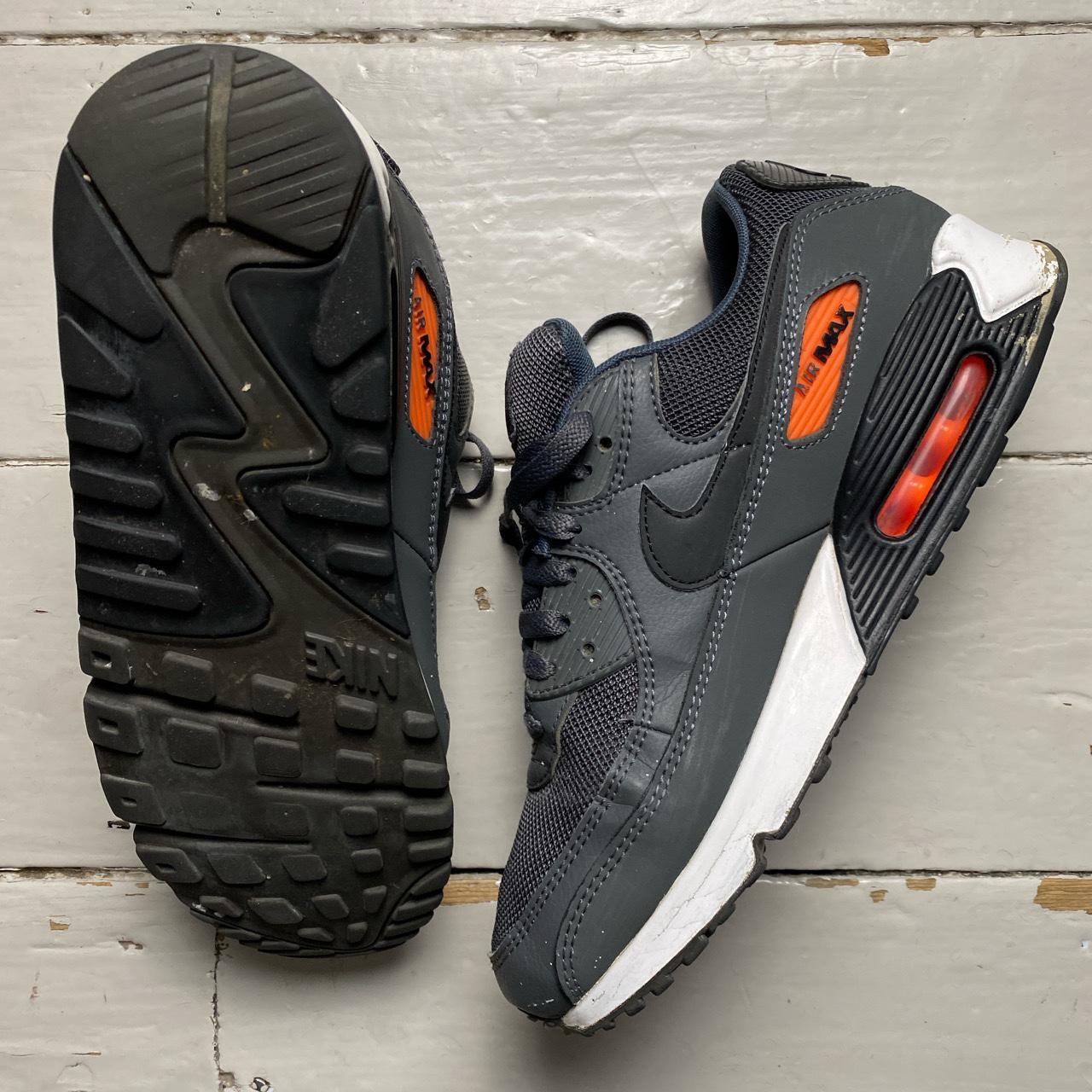 Nike Air Max 90 Grey Orange and White