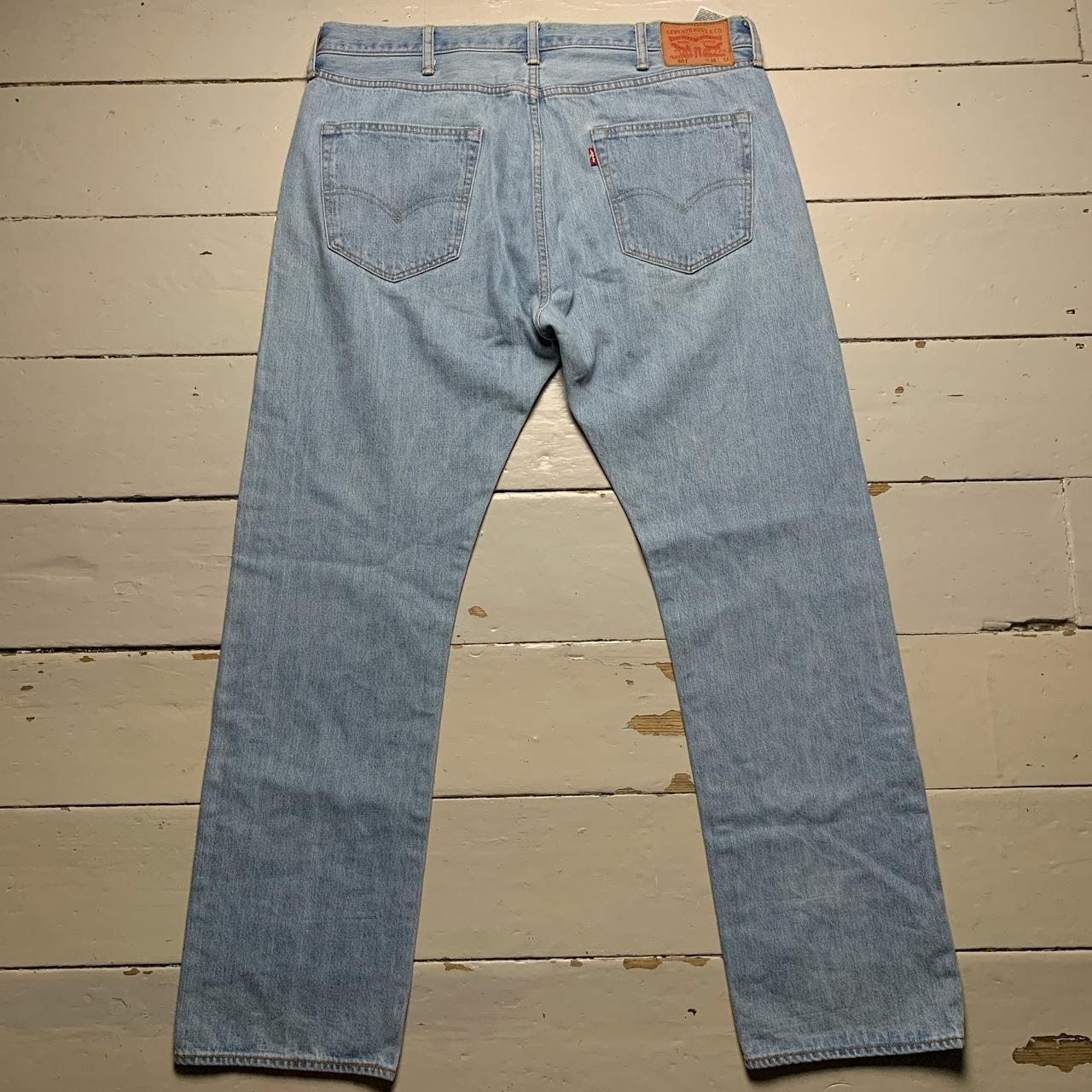 Levis 501 Light Blue Baggy Jeans