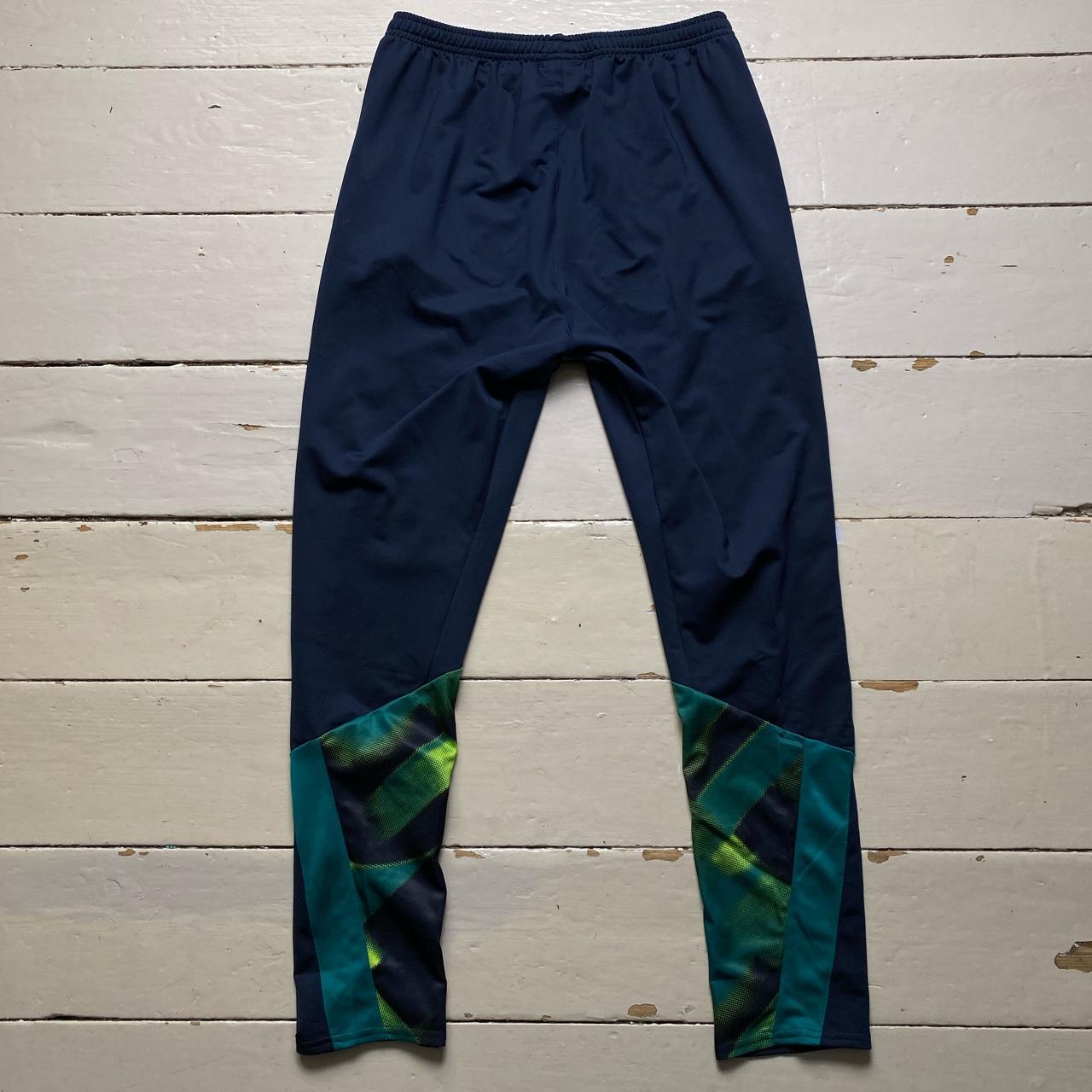 Ireland Umbro Football Track Pant Navy and Green Bottoms