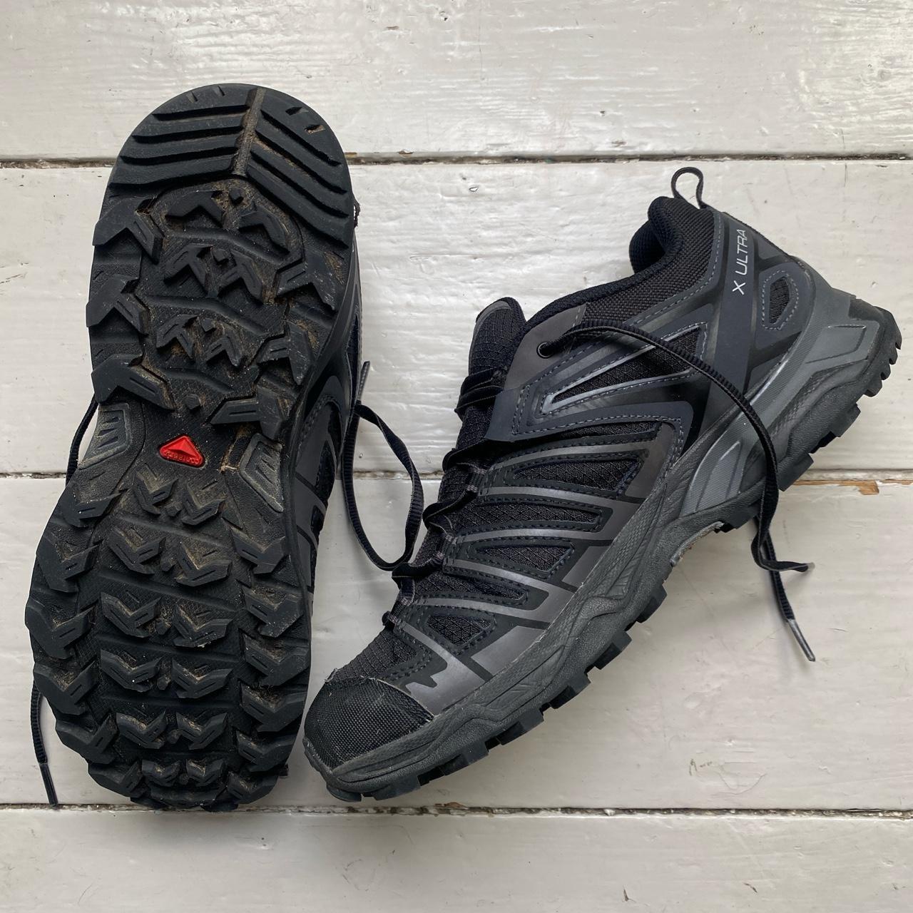Salomon X Ultra Black and Grey Trainers